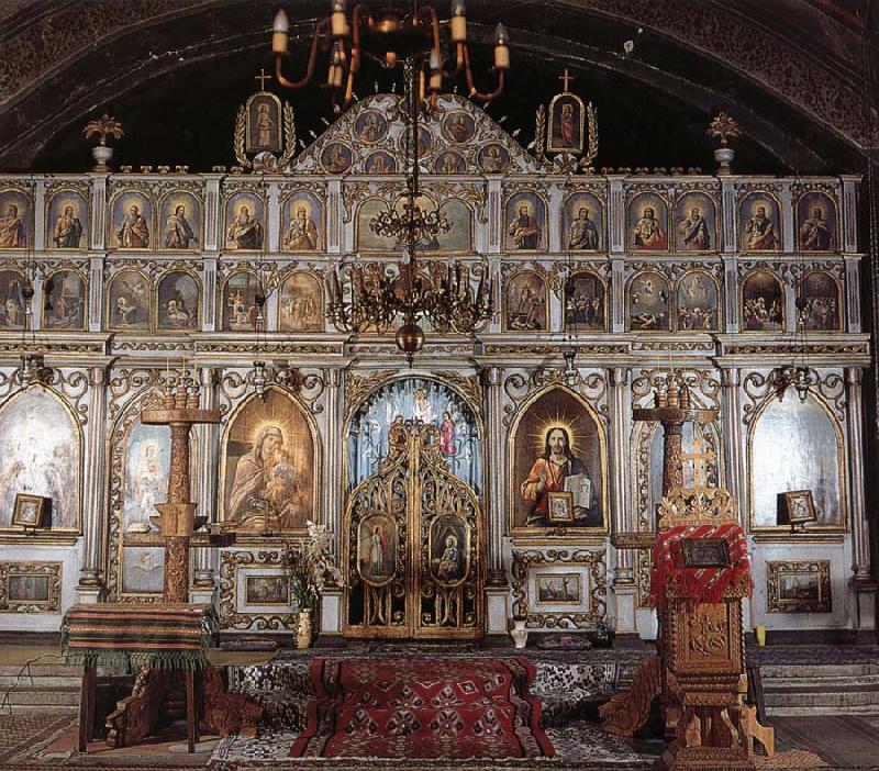 Nicolae Grigorescu The Church of Puchenii Mari oil painting image